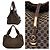Bittersweet Céline Borsa Tote Celine in tela marrone e pelle - vista 3
