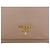 Prada Tri-fold Wallet aus beigefarbenem Saffiano-Leder - Ansicht 8