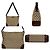 Borsa a tracolla Gucci beige e marrone - vista 3