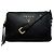 Borsa a tracolla Prada Black Vitello Daino Nero - vista 2