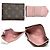 Louis Vuitton Tri-fold Wallet Victorine Braun Pink Monogramm - Ansicht 4