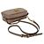 Borsa a tracolla con catena in pelle beige Gucci GG Marmont - vista 11