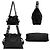 Loewe Flamenco Clutch Schultertasche Schwarz - Ansicht 3