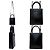 Borsa Tote Loewe 2-way Standard A5 nera Nero - vista 3