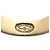 Anello Chanel Gold Band con strass D'oro - vista 8
