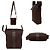 Hermès Borsa a tracolla Hermes Acapulco Bandoulière PM Marrone - vista 3