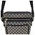 Bolso de mano Céline Marrón Negro Cuero Nylon Castaño - vista 6