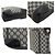 Bolso de mano Céline Marrón Negro Cuero Nylon Castaño - vista 9