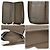 Puzzle Loewe Round Long Wallet Braun Beige - Ansicht 4