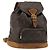 Louis Vuitton Vintage Montsouris Monogram Canvas PM Marron