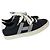 Hermès Sneakers in pelle nera con dettaglio H bianco Nero