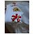 Camiseta Escada blanca de algodón con flores de strass Blanco Roja Azul Amarillo - vista 3