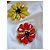 Camiseta Escada blanca de algodón con flores de strass Blanco Roja Azul Amarillo - vista 4