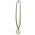 Collana a catena lunga con medaglione traforato Coco Mark di Chanel D'oro