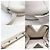Borsa a Spalla Triangle Small Point Bottega Veneta Bianco Crudo - vista 5