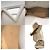 Borsa a Spalla Triangle Small Point Bottega Veneta Bianco Crudo - vista 6