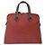 Hermès Borsa Hermes Sac Ybou Toile H Leather Marrone