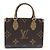 Borsa Tote Louis Vuitton OnTheGo PM Marrone Monogramma
