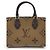 Borsa Tote Louis Vuitton OnTheGo PM Marrone Monogramma - vista 2