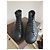 Louis Vuitton Sneakers Alte in Pelle Nera con Patch Nero - vista 4