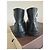 Louis Vuitton Sneakers Alte in Pelle Nera con Patch Nero - vista 6