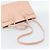 SAINT LAURENT Sac De Jules Hand Bag Leather 2way Pink Gold Auth ka4847V Rosa D'oro - vista 9