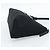 Borsa a tracolla FENDI Mamma Baguette in jersey di cotone nero e argento Auth 187506V - vista 4