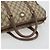 Borsa GUCCI GG Supreme in PVC Beige Oro 002 39 6842 Auth ka4795 D'oro - vista 7