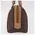 Céline Bolso CELINE Macadam Canvas PVC Cuero Marrón Oro Auth 187773A Castaño Dorado - vista 3