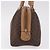 Céline Bolso CELINE Macadam Canvas PVC Cuero Marrón Oro Auth 187773A Castaño Dorado - vista 4