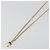 Collana BURBERRY metallo Gold Auth SW2375 D'oro - vista 4