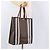 Borsa Tote BURBERRY in PVC e pelle marrone oro Auth 186186M D'oro - vista 22