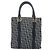 Borsa Christian Dior Trotter Canvas Blu Navy Oro Autentica 187370 D'oro - vista 2