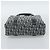 Borsa Christian Dior Trotter Canvas Blu Navy Oro Autentica 187370 D'oro - vista 5