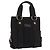 SAINT LAURENT Borsa Kahala in tela nero e oro Auth 187360A D'oro