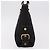 SAINT LAURENT Borsa Kahala in tela nero e oro Auth 187360A D'oro - vista 3