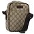Borsa a tracolla GUCCI GG Supreme PVC Beige Argento 12275 Auth ka4852