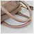 Borsa PRADA in pelle Saffiano 2way Rosa Oro Auth 186328A D'oro - vista 7