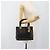 Borsa Christian Dior Lady Dior in pelle di agnello nera e oro Auth 186836SAV Nero D'oro - vista 22