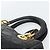 Borsa Christian Dior Lady Dior in pelle di agnello nera e oro Auth 186836SAV Nero D'oro - vista 8