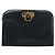 Borsa a tracolla Salvatore Ferragamo Gancini in catena di pelle blu navy e oro Auth ka4772 D'oro - vista 13