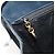 Borsa a tracolla Salvatore Ferragamo Gancini in catena di pelle blu navy e oro Auth ka4772 D'oro - vista 21