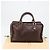 LOEWE Amazona 36 Handtasche Leder Braun Silber Authentisch 186080V - Ansicht 12