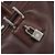 LOEWE Amazona 36 Handtasche Leder Braun Silber Authentisch 186080V - Ansicht 18