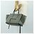 Céline Borsa CELINE Luggage Small Square Phantom in pelle Grigio Oro Autentica am11897M Marrone D'oro - vista 24