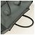 Céline Borsa CELINE Luggage Small Square Phantom in pelle Grigio Oro Autentica am11897M Marrone D'oro - vista 6