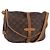 LOUIS VUITTON Borsa a Spalla Monogram Saumur 30 M42256 LV Auth hk3872 Monogramma