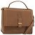 Borsa a Spalla LOEWE Anagram in Pelle 2way Marrone Oro Auth 186112 D'oro