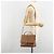 Borsa a Spalla LOEWE Anagram in Pelle 2way Marrone Oro Auth 186112 D'oro - vista 27