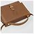 Borsa a Spalla LOEWE Anagram in Pelle 2way Marrone Oro Auth 186112 D'oro - vista 6